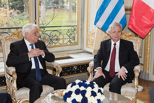 Première visite officielle en France du Président de la République Hellénique M. Prokopis Pavlopoulos - 12 et 13 décembre 2016